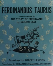 Cover of edition ferdinandustauru0000leaf