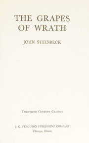 Cover of edition grapesofwrath0000john_o5r5