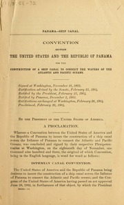 Cover of edition panamacanalmessa00unit