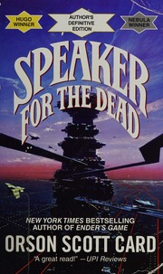 Cover of edition speakerfordead0000card_c2e4