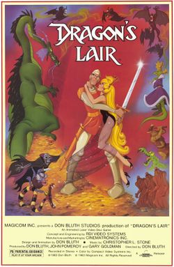 Box artwork for Dragon's Lair.