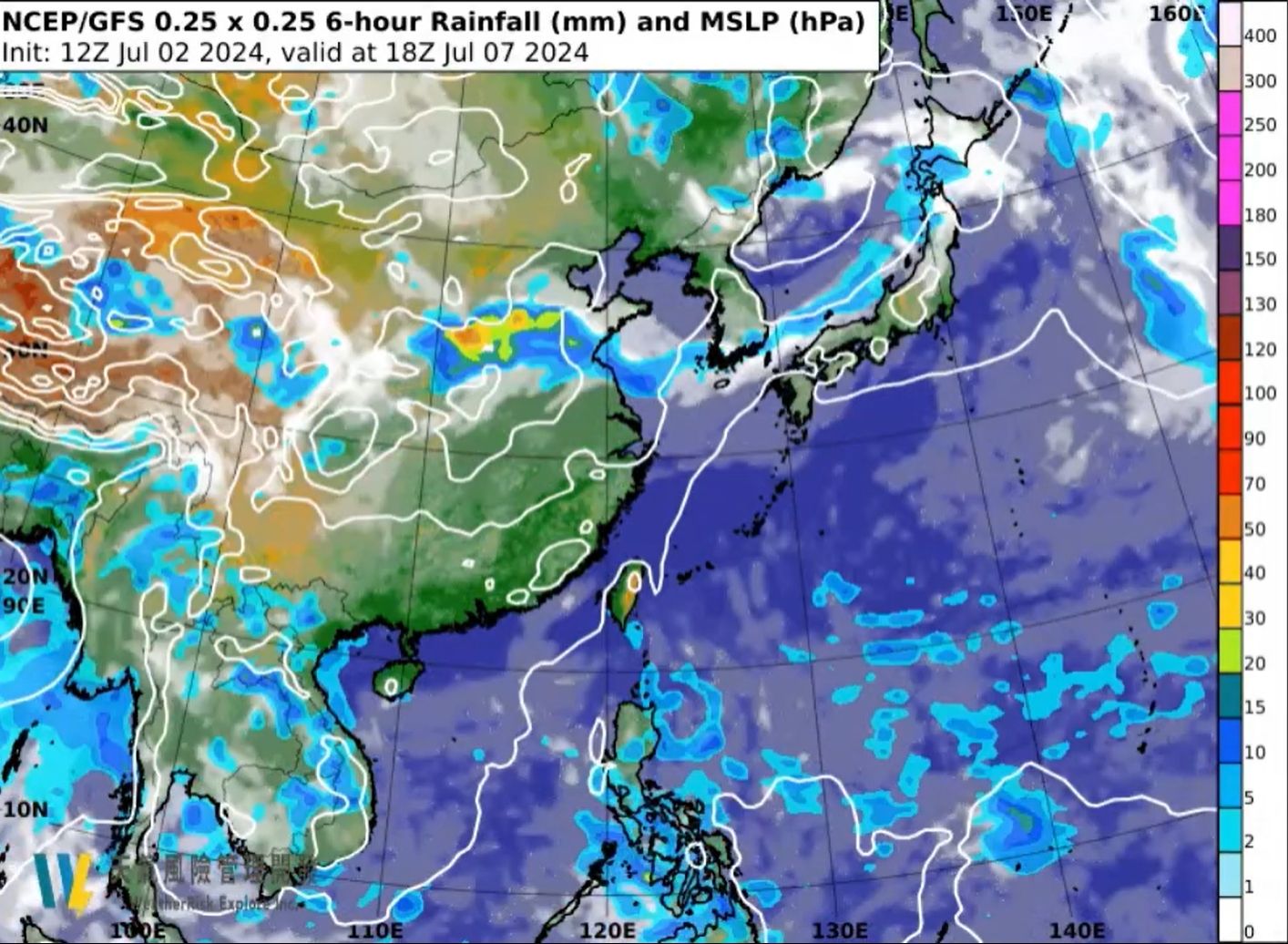 ▲▼             。（圖／翻攝天氣風險 WeatherRisk臉書）