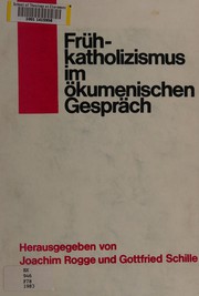 Cover of: Frühkatholizismus im ökumenischen Gespräch: aus der Arbeit des Ökumenisch-Theologischen Arbeitskreises in der DDR