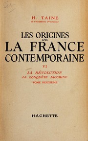 Cover of: Les origines de la France contemporaine