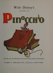 Cover of: Walt Disney's Version of Pinocchio