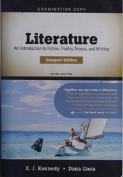 Cover of: Literature: An Introduction to Fiction, Poetry and Drama