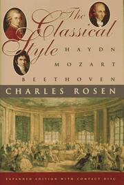 The Classical Style by Charles Rosen