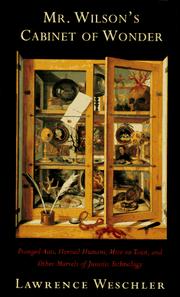 Mr. Wilson's cabinet of wonder by Lawrence Weschler