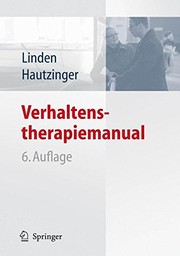 Cover of: Verhaltenstherapiemanual (German Edition) by 