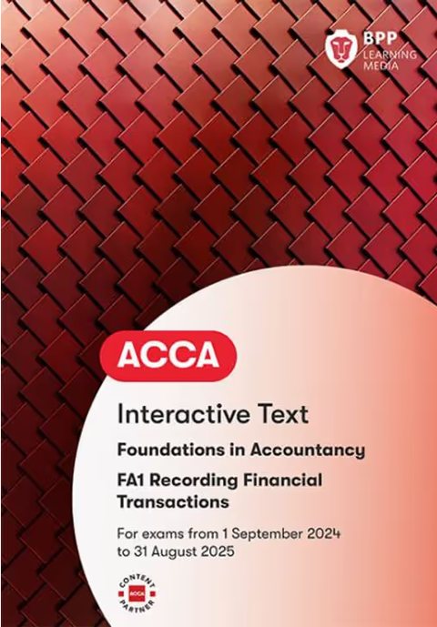 FIA 2024-25 FA1 Recording Financial Transactions: Interactive Text [Pre-Order] - MPHOnline.com