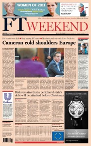 2011-12-10 Financial Times front page