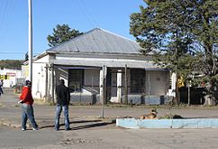 'n Straattoneel in die middedorp.