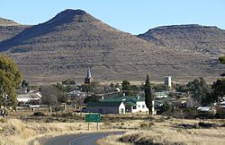 Steynsburg uit Molteno se rigting gesien