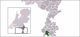 Poziția localității Margraten