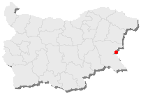 Situación de Pomorie en Bulgaria