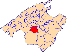 Kaart van Algaida