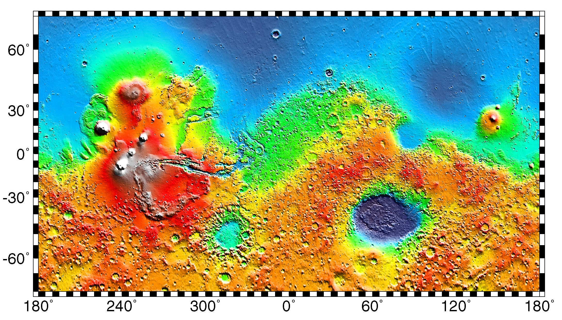 Kart over Mars