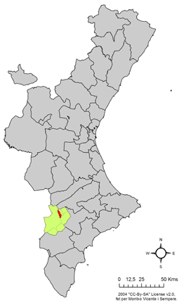 Cañada - Localizazion