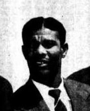 Photographie représentant Everton Weekes, prise en 1951.