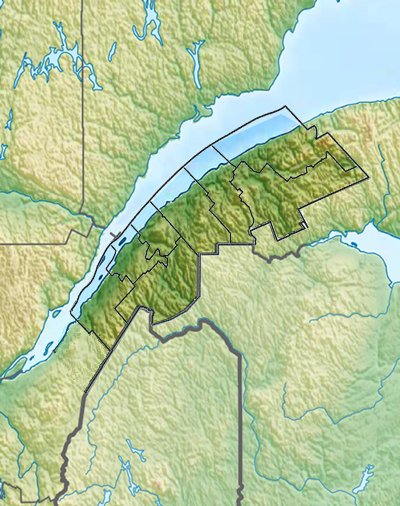 Carte du Bas-Saint-Laurent