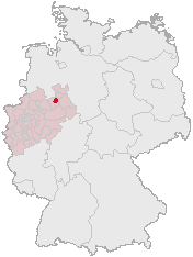 Staðsetning Bielefeld