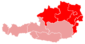 Karte der Kirchenprovinz Wien