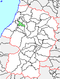 藤島町の県内での位置