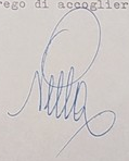 Firma di Giuseppe Pella