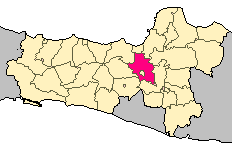 Peta Lokasi Kabupaten Semarang