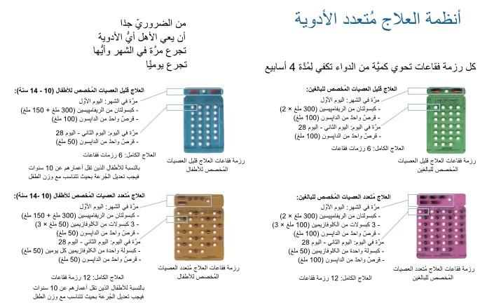 thunb الأدوية المادة للجذام: النظم القياسية