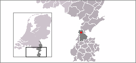 Poziția localității Born, Țările de Jos