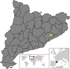 Santa Maria de Palautordera – Mappa