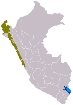 Localização de Reino de Chimú