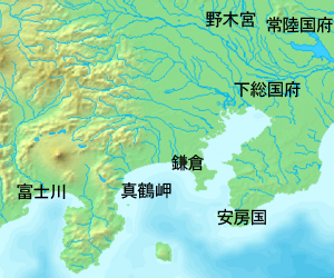 伊豆・関東地方の地図