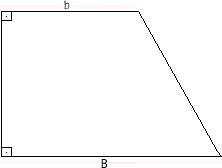 Un trapèze rectangle.