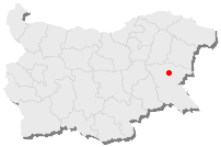 Localização de Aytos na Bulgária