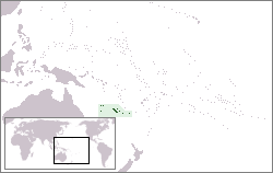 Kart over Ny-Caledonia