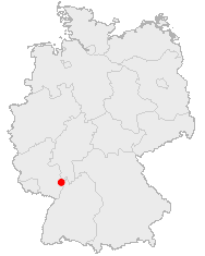 Mannheim na mapě
