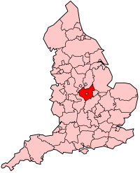 Mappa Leicestershire