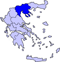 Položaj Periferije Središnja Makedonija u Grčkoj