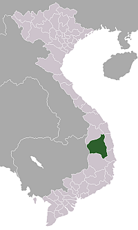 Location of Gia Lai Province