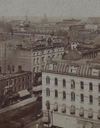 Col. Wood's Museum before the Great Chicago fire of 1871
