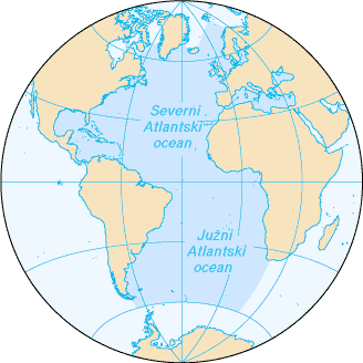 Severni in Južni Atlantski ocean