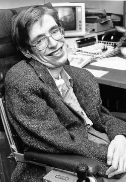 Hawking by de NASA yn 'e jierren tachtich