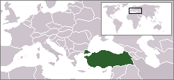 Location of Türkiye