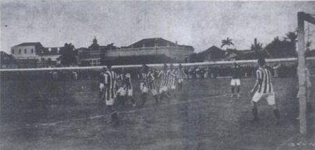 Inauguração do Estádio, Botafogo 1 x 0 Flamengo.