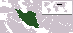 Lokasie van Iran