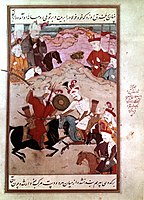伊斯瑪儀一世於查爾迪蘭戰役中殺死一名鄂圖曼指揮官