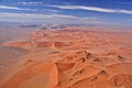 Aerial photograph of Sossusvlei area