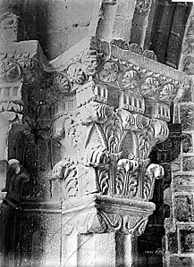 Column of the porch